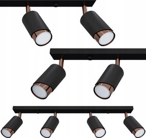 Plafon Halogén Lámpatest Led Mennyezeti Spot Függőlámpa Fém Cső 4x