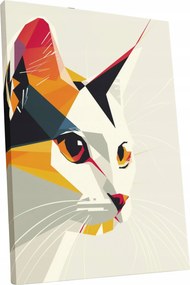 Vászonkép Modern macska absztrakt otthon nappali szoba 45x60