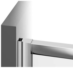 Ravak 1XV70C00Z1 - BLIX zuhanykabin 90x90 cm, fényes króm