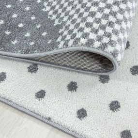 Rózsaszín-szürke gyerek szőnyeg 80x150 cm Bambi – Ayyildiz Carpets