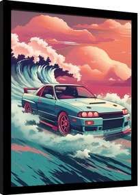 Keretezett poszter Wave Collection - Wave Cars Hakosuka