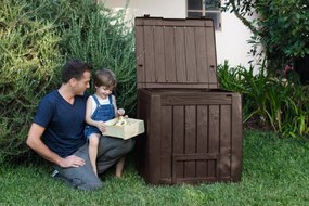 Keter Deco komposztáló 340 L, whiskey barna