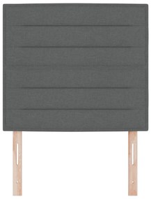 LED Fejtámla Vonal Design Sötétszürke 80 cm Szövet