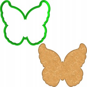 Húsvéti Forma Mézeskalács lyukasztó Húsvéti pillangó 9cm