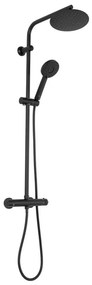 REA-P8804 - BLISS zuhanykészlet termosztátos csapteleppel, matt fekete