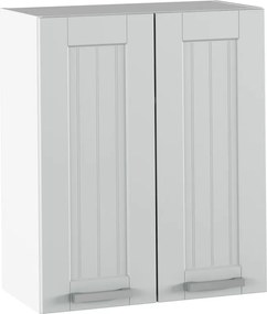 Felső szekrény, világosszürke/fehér, JULIA TYP 6