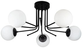 Star fekete mennyezeti lámpa, magasság 34 cm - Squid Lighting