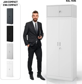 EWA Compact szekrényfeltét 800 x 380 x 400 mm, szürke