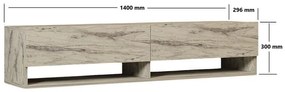 TV szekrény Arges - Freesia, Marble