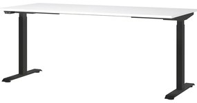 Íróasztal elektromosan állítható magassággal, fehér asztallappal 80x180 cm Jet – Germania