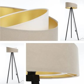 Állólámpa GALAXY 1xE27/60W/230V bézs/fehér/wenge