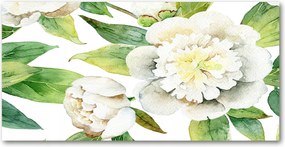 Üvegpanel konyhába Bazsarózsa 120x60 cm Ragasztó