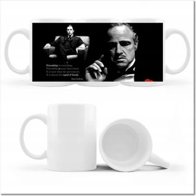 Don Vito Corleone nyomott mintás bögre