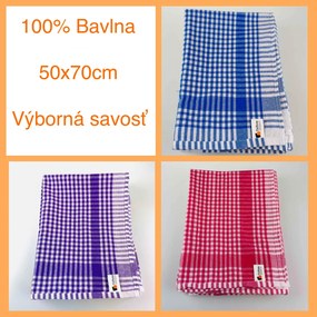Konyhai pamut törölköző kevert színek 50x70cm 10db TiaHome
