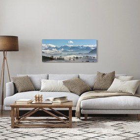 A havas hegyek képe (120x50 cm)
