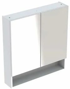 Tükrösszekrény Geberit Selnova 78,8x85 cm lakkozott fehér 501.268.00.1