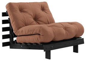Téglavörös fotel Roots Black Night – Karup Design