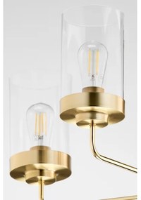 Jupiter 2087 - RAMIREZ rúdra szerelt csillár 3xE27/15W/230V arany/fekete