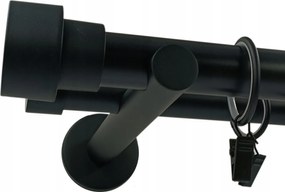 Dupla Függönykarnis Fekete fi25+19mm 360cm Bélyegző