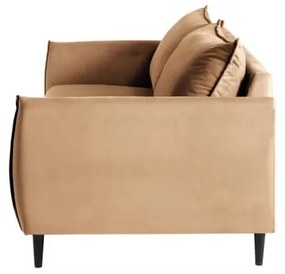 Barna bársony kanapé 203 cm Juli – Ropez