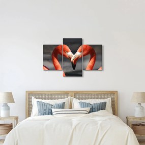 Két szerelmes flamingó képe (90x60 cm)