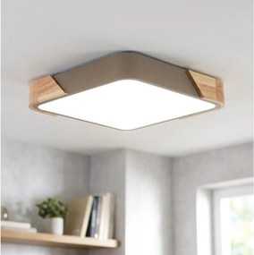 BRILAGI - LED mennyezeti lámpa PILANA SQUARE LED/24W/230V tölgy/bézs 32x32 cm