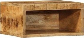 vidaXL tömör nyers mangófa falra szerelhető TV-szekrény 40x30x19 cm