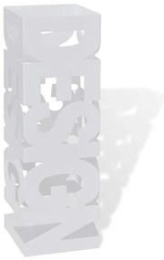 Szögletes esőermyő / sétabot tartó 48,5 cm fehér