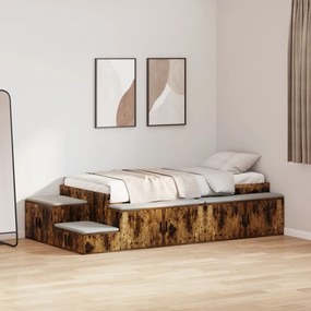 Tároló Ágykeret Füstölt Tölgy 75x190 cm