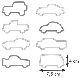 Tescoma DELÍCIA KIDS kisautók  kiszúróforma, 8 db
