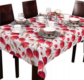 Abrosz foltálló egész évben 120x160 Lengyel piros tulipán Nr42