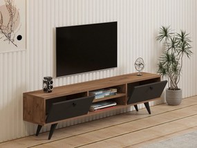 TV asztal/szekrény Tebuvi (atlanti fenyő + antracit) . Akció -19%. 1095158