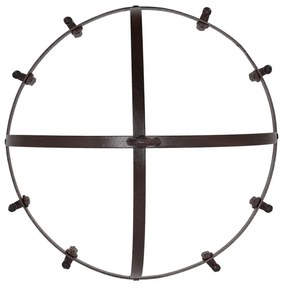 Öntöttvas fűszernövény szárító, 8 akasztóval, 42 cm átmérőjű