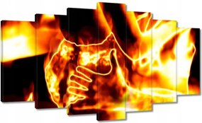 Vászonkép 140x80 Lángoló szerelem Love