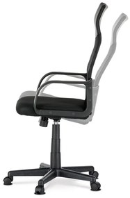 Fekete Hálós Irodai Szék, Hinta Mechanikával. KA-L601 BK