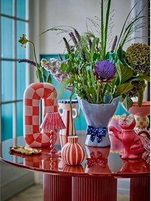 Lazacszínű-krémszínű kerámia kézzel festett váza (magasság 32 cm) Mae – Bloomingville