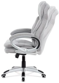 Irodai Főnöki Szék, Hinta Mechanikával, Ezüst Szövet. KA-G198 SIL2