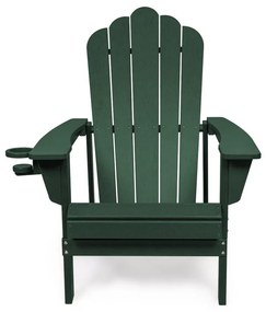 Zöld műanyag kerti fotel Adirondack – Bonami Selection