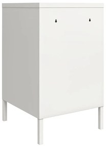 Fehér fém éjjeliszekrény Mission District – Støraa
