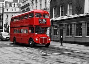 Kép - London busszal (70x50 cm)
