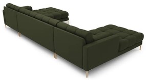 Zöld sarokkanapé (U alakú) Bali – Cosmopolitan Design