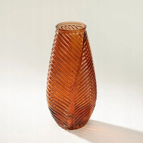 Üveg váza Leaf II 13x10x29 cm 13x10x29 cm