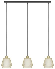 Eglo 900897 - Csillár zsinóron CIUDADELA 3xE27/40W/230V