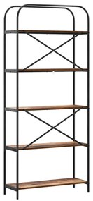 Könyvespolc Régi fa 80 x 30 x 183 cm Faanyag
