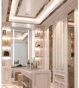 LED Fürdőszobai beépíthető lámpa BONO LED/8W/230V 3000K IP65 króm