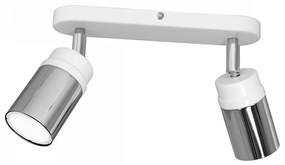 Spotlámpa NEST 2xGU10/8W/230V fehér/króm