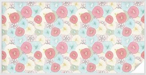 Furnérfólia Adatvédelem Szélvédőkhöz és Ablakokhoz Pasztell virágok 200x100