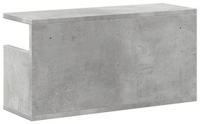 betonszürke szerelt fa faliszekrény 60 x 20 x 30 cm