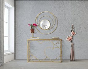 Fali tükör ív glam ø 80x3,5cm