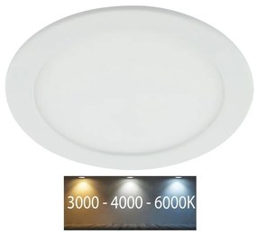 FK technics LED Fürdőszobai beépíthető lámpa LED/18W/230V 3000/4000/6000K IP44 FK0154